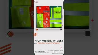 High Visibility Vest Designing and Printing [upl. by Aniuqaoj]