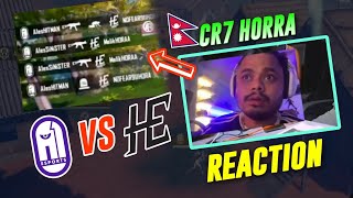 Cr7 Horaa 😱 Reaction on A1 Esports 🇧🇩 vs 🇳🇵Horaa Esports Fight Sanhok Map  A1 Qualify For Final [upl. by Iren]