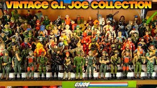 My Vintage GI Joe Figure Collection 1982 to 1993 with New Setup [upl. by Knowling265]