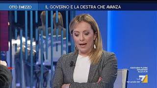 Limite al contante Lilli Gruber a Giorgia Meloni quotQuesto glielo faccio spiegare da Marco [upl. by Brackett]