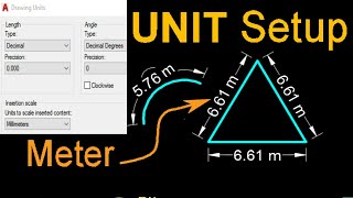 🔥 How to set units in Autocad🔥How to set units in meter in autocad  Unit command in AutoCAD [upl. by Birgit]