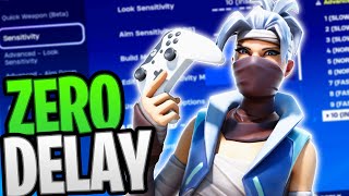 How to Get ZERO INPUT DELAY on Controller in Fortnite Chapter 5 for XboxPS5PC [upl. by Ferris]