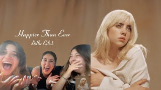 HAPPIER THAN EVER album by BILLIE EILISH reaction [upl. by Katrine]