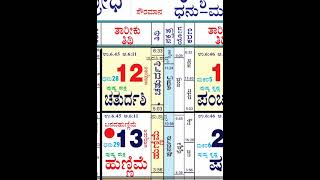 Bharatheeya Panchanga Calendar Kannada Manual [upl. by Irneh]