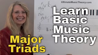 Major Triads  Music Theory Lesson 7  UltimateMusicTheorycom [upl. by Ardnait]