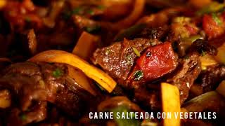 CARNE SALTEADA CON VEGETALES  CANDELO COCINA [upl. by Ungley]