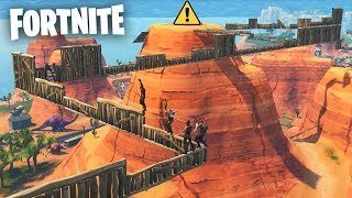 CONSTRUIMOS una CARRERA ÉPICA de PARKOUR en FORTNITE Patio de Juegos Minijuegos en Fortnite 😱 [upl. by Sirret155]