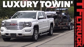 Luxury Towing with the 2018 GMC Sierra Denali [upl. by Olshausen]