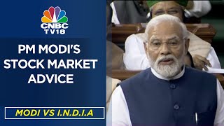 Stock Market Advice PM Modi Suggests Investing in Criticized Government Companies  CNBC TV18 [upl. by Goeselt]