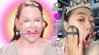 Trying The Most VIRAL Makeup Hacks of 2023  NikkieTutorials [upl. by Eniaj]