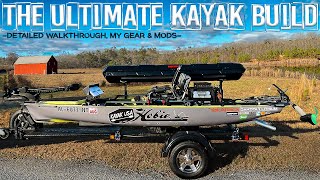 BEST Fishing Kayak Setup EVER  Detailed Walkthrough My 2024 Kayak Build [upl. by Petronilla955]