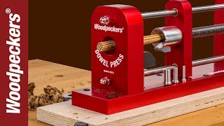 Woodpeckers  OneTIME Tool®  Dowel Press [upl. by Rolyak]