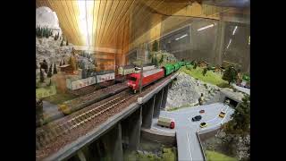 MODELLEISENBAHN HO EISENBAHNKLUB BALSTHAL EKB HO HOm FONDUEFAHRT 2024 [upl. by Elizabet469]