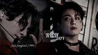 Jeon Jungkook  Rich boy  FMV [upl. by Nivlad683]