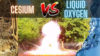 Cesium And Liquid Oxygen – The most spectacular reaction I have ever seen [upl. by Yvor774]