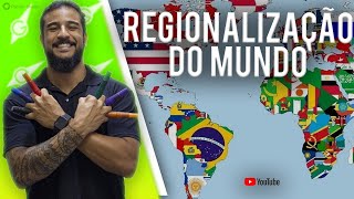 Regionalização do Mundo  Geobrasil Prof Rodrigo Rodrigues [upl. by Aehtrod]