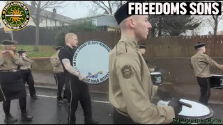 ONeill amp Allsopp Memorial Flute Band playing Freedoms Sons at Pearse Jordan Commemoration Nov 2023 [upl. by Yduj669]