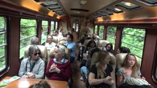 Train from Cusco to Machu Picchu  Peru 4K [upl. by Lekcim]