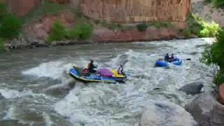 Yampa River Warm Springs Rapid [upl. by Daisi677]