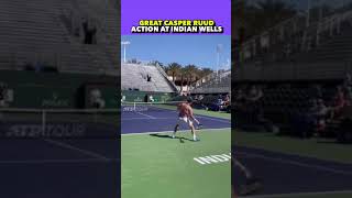 GREAT CASPER RUUD ACTION AT INDIAN WELLS tennis shorts [upl. by Stephan]