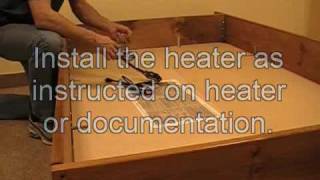 How to setup and install Your Bookshelf Waterbed [upl. by Ahsiekim]