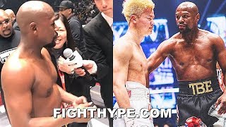 MAYWEATHER SECONDS AFTER DEMOLISHING NASUKAWA COLLECTS quotEASYquot 9 MILLION TO KICK OFF 2019 [upl. by Ordnazil433]