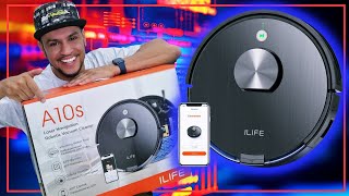 O Melhor Custo Benefício em ROBÔ ASPIRADOR e PASSA PANO com MAPEAMENTO a LAZER  ILIFE A10S [upl. by Fleeta771]