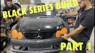 CLK BLACK SERIES BUILD  PART 1 [upl. by Enyallij944]