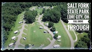 Salt Fork State Park Full Drive Through  Pick the best campsite [upl. by Zehc242]