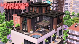 LOVESTRUCK Penthouse  The Sims 4 Stop Motion Build  Base Game amp Lovestruck only [upl. by Enyallij]