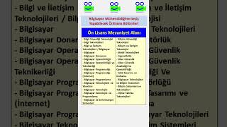 Bilgisayar Mühendisliğine DGS İle Geçiş Yapabilecek Önlisans Bölümleri Hangileridir dgs keşfet [upl. by Airolg245]