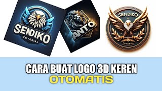 CARA MEMBUAT LOGO 3D PAKAI AI DI HP ANDROID MUDAH BANGET  BING IMAGE CREATOR TUTORIAL [upl. by Gignac]