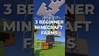 3 Easy Beginner Farms for Minecraft 120 [upl. by Kcirdahs319]