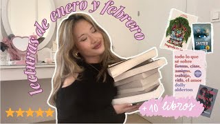 todos los LIBROS que he leído en ENERO y FEBRERO 📖✨🎀 [upl. by Eimmak]