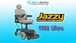 Jazzy 1103 Ultra Powerchair with 5quot Seat Lift  Review 7477 [upl. by Aenat]