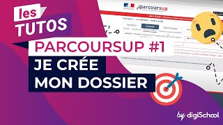 Parcoursup  tuto 1  Je crée mon dossier Parcoursup [upl. by Phipps]