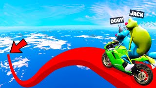 Oggy Tried Most Impossible Snake Pipe Stunt In GTA 5 With Jack  Rock Indian Gamer [upl. by Uird]