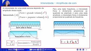 FÍSICA 3  AULA 24  ONDAS SONORAS [upl. by Giesecke]