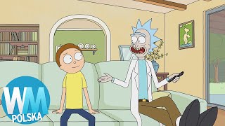 RICK I MORTY 10 spontanów które zostały w kreskówce [upl. by Kegan]