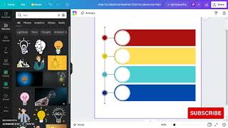 How to create Infographics with Canva for FREE how to make infographic poster in Canva [upl. by Aicatsal]