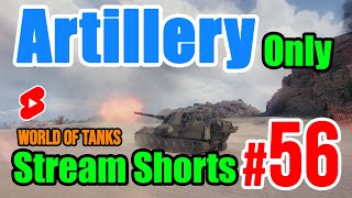 Artillery Only  World of Tanks shorts [upl. by Llenral]