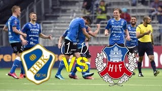 Halmstad BKHelsingborgs IF Allsvenskan Kval 11 HD [upl. by Sutherlan]