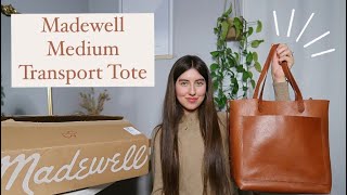 Madewell Medium Transport Tote  Unboxing amp Review  Minimalist [upl. by Jefferson]