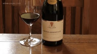 CrozesHermitage Grand Classique 2015 wine review [upl. by Holcman]