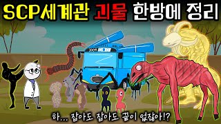 착한 괴물부터 우주급 괴물까지 괴물형 SCP 몰아보기 [upl. by Narak]