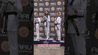 Taekwondo female gold medalist at AAU National Championships taekwondo ndo [upl. by Wappes]