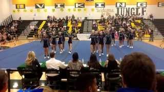 Woodgrove High School Cheerleaders Purcellville VA  Valley Spiritfest [upl. by Eob]