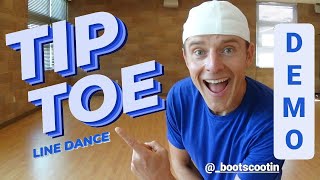 TIP TOE  Line Dance DEMO [upl. by Geiss]