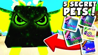 We hatched 5 SECRET PETS using this 1 trick in Roblox Bubble Gum Simulator [upl. by Aissac]