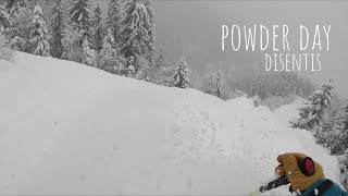 Powder ski day in Disentis ski Resort [upl. by Wilkie]